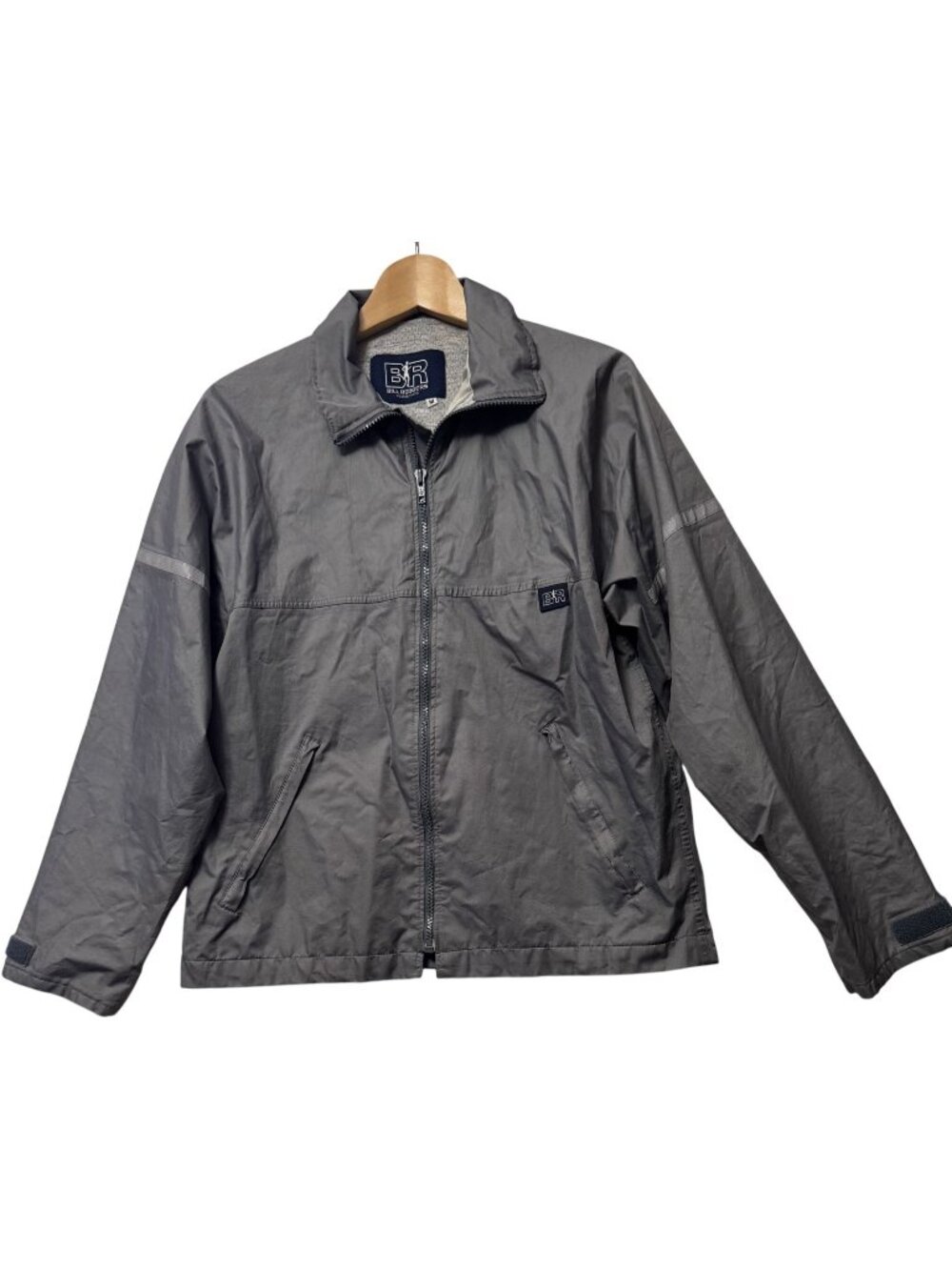 Bill Rodgers Gore-Tex Waterproof Jacket Gray Outdoor Performance - Medium